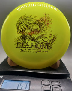 OPTO DIAMOND - EAGLE STAMP- 150-159 GRAMS